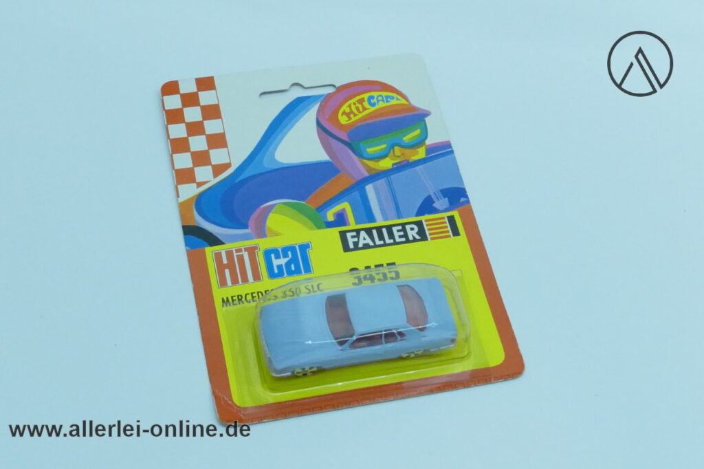 Faller Hit Car 3455 | Mercedes 350 SLC | Hellblau in Blisterverpackung