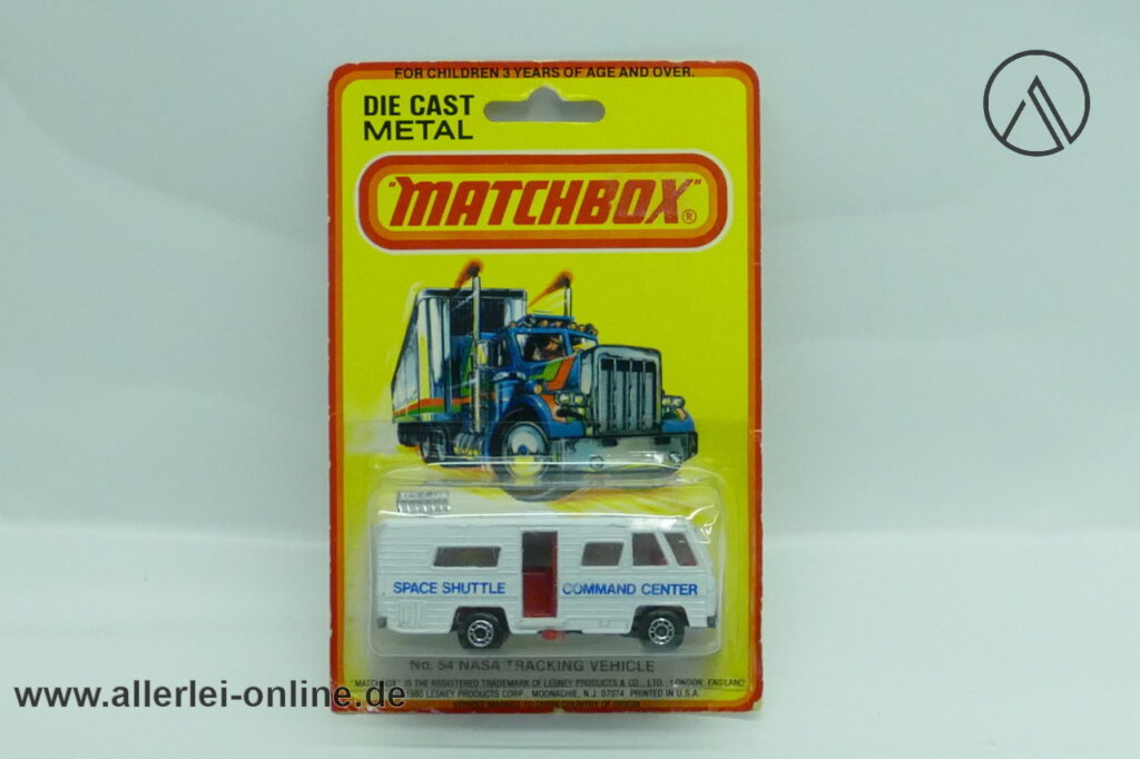 Matchbox Superfast No. 54 NASA Tracking Vehicle | Matchbox Lesney England 1980 in Blisterverpackung
