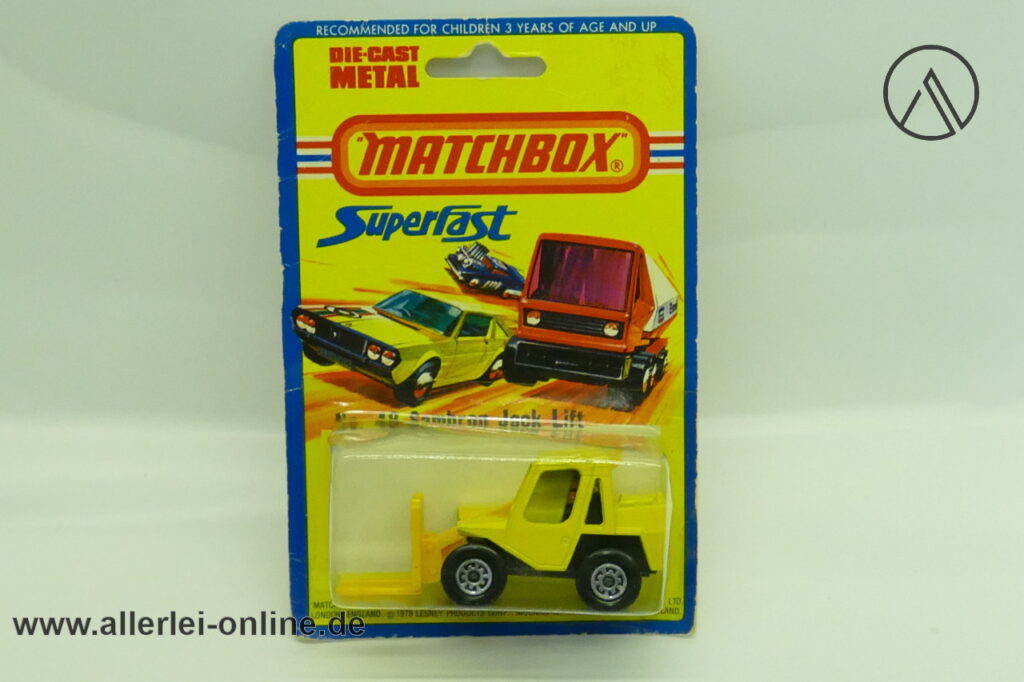Matchbox Superfast No. 48 Sambron Jack Lift | Blisterpackung