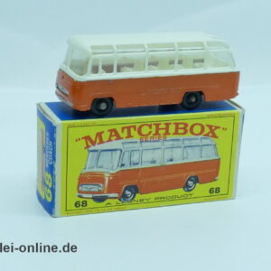 Matchbox Lesney England | Series 1-75 - No. 68 | Mercedes Coach ,orange mit OVP