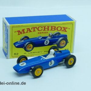 Matchbox Lesney England | Series 1-75 - No. 52 | BRM Racing Car ,blau mit OVP